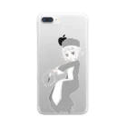 もかふしぎ🐰のモリオンの擬人化 Clear Smartphone Case