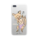 ビューン ワークスのシャム猫　ジジーニャ　ボーカリスト　 Clear Smartphone Case