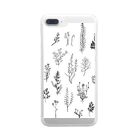 fujiiikukoのPLANTS Clear Smartphone Case