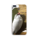 tentenの文鳥　シナモン　スマホケース Clear Smartphone Case