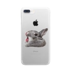 いきもの大好き！ほほえみフレンズのうさぎの叫び Clear Smartphone Case