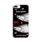 G-HERRINGの鮭！（SALMON；桜；鳥居）あらゆる生命たちへ感謝をささげます。 Clear Smartphone Case