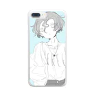 羊角のSummer Clear Smartphone Case