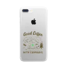 420 MUSIC FACTORYのCoffee＆Cannabis（コーヒーと大麻） Clear Smartphone Case