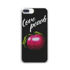 HANB Craft Corps.のLove Peach Clear Smartphone Case