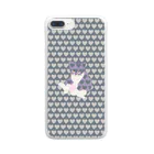 はちのふてこいねこ[ハート] Clear Smartphone Case