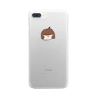 matsudecoの親知らず抜歯後の痛みに耐える女の子 Clear Smartphone Case