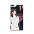 RosyのPhonecase lovely girl クリアスマホケース