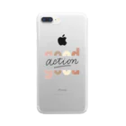 by.lettersのgood action Clear Smartphone Case