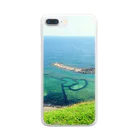 夏のゆゆゆの台湾の離島のハート型 Clear Smartphone Case