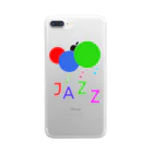 panyのパニーTシャツ　JAZZ クリアスマホケース