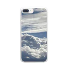 天使のいる街の雨が止んだ秋の空 Clear Smartphone Case