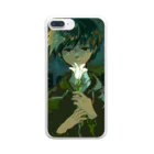 人喰雑貨商の【月葬】Madonna  Lilly Clear Smartphone Case