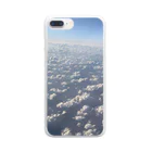 キャラバー会の空から見た雲 Clear Smartphone Case