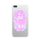 かわいいもののおみせ　いそぎんちゃくのゆめかわ魔法少女ちゃん Clear Smartphone Case