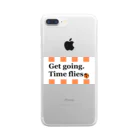 ホームタウンスター　Hometown Star のテントウムシピリオド（オレンジ）　Orange Ladybird Clear Smartphone Case
