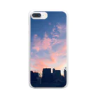 NO_SMOKINGの夕日 NO_SMOKING Clear Smartphone Case