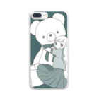 moku_lの1027_テディベア Clear Smartphone Case