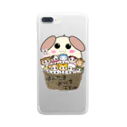 YmMy_shopのぱんたま　干支ver Clear Smartphone Case