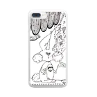 【Yuwiiの店】ゆぅぅぃーのうさ恋★白黒に〠恋してる Clear Smartphone Case