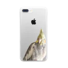 愉快なインコ達のオカメインコのアルト Clear Smartphone Case