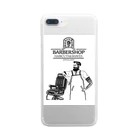 月詩のbarber shop Clear Smartphone Case