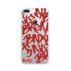 deetwosixxのTAGGING DESIGN Clear Smartphone Case