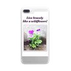 La Rose FleurのWildflower Clear Smartphone Case