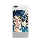 金沢真之介-オットマン-のオットマン表紙 Clear Smartphone Case