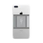 rilybiiの3 frame gray Clear Smartphone Case