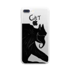 Catの猫ベ〇ム Clear Smartphone Case