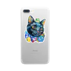 えだのにわの蛙と猫 Clear Smartphone Case