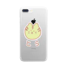 chikoショップのとらさん Clear Smartphone Case