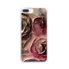 烏帽子 眇眼の🥀🥛 Clear Smartphone Case