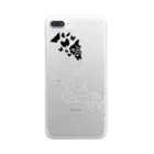 wednesdayのwitch Clear Smartphone Case