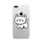 🈂️のうざいねこ Clear Smartphone Case