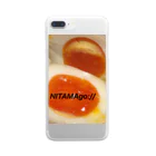 ケツノだよの「NITAMAgo://」 Clear Smartphone Case