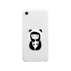 ヤシマロパのしょっぷの🐼パンダガール iPhone7用 Clear Smartphone Case