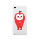 KANKAN ILLUSTRATION FACTORY goods shopのAPPOWLアッポォウル Clear Smartphone Case