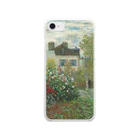 SONOTENI-ARTの004-021　クロード・モネ　アルジャントゥイユのモネの家の庭（ダリアの咲く庭）』　クリア　スマホケース　iPhone SE(2,3)/8/7/6s/6専用デザイン　CC1 Clear Smartphone Case