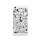 THE DOUBUTSU-ZOO SHOPのどうぶつーズの柄 Clear Smartphone Case