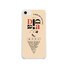 No.30_DesignWorks typographyのDadaism art Typography Design Clear Smartphone Case