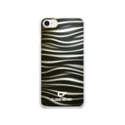 cloud 7のZEBRA Clear Smartphone Case