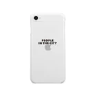 PEOPLE IN THE CITY のPEOPLE IN THE CITY　クリアスマートフォンケース Clear Smartphone Case