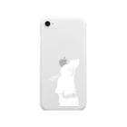 MasatsuguTamuraのRabbit drawing series / White Clear Smartphone Case