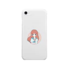 ゴトミの花と女の子スマホケース Clear Smartphone Case