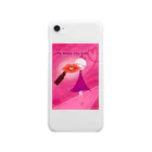 roiceのリップガール（ピンク） Clear Smartphone Case