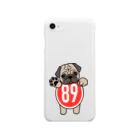 パグ PUG ぱぐ  OHMAI GALLERYのパグ-ぱぐ-PUG-パーグー グッズ Clear Smartphone Case