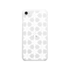 d*ropsのCrystal of snow Clear Smartphone Case