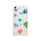 & colorsの鉱石 Clear Smartphone Case